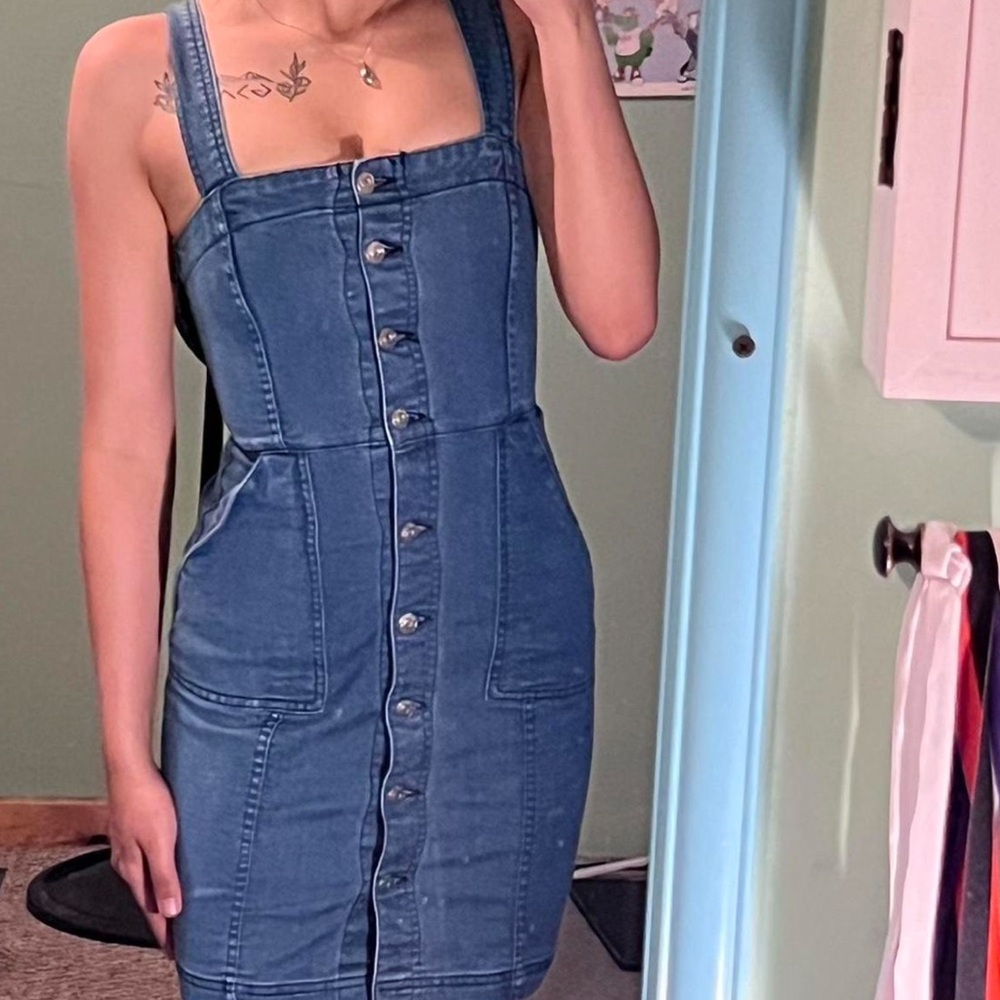 Denim dress